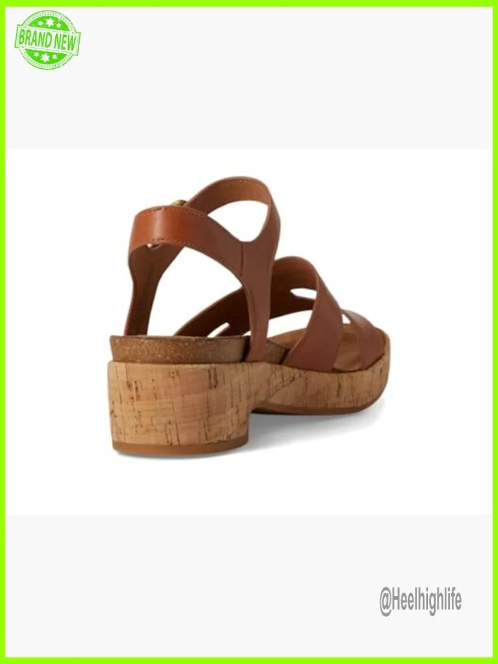 Leather Platform Sandals with Ankle Strap, Casual Open Toe Wedges